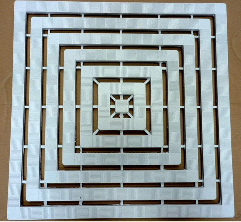 PEDANA PER DOCCIA BAGNO PLASTICA CM.59X59