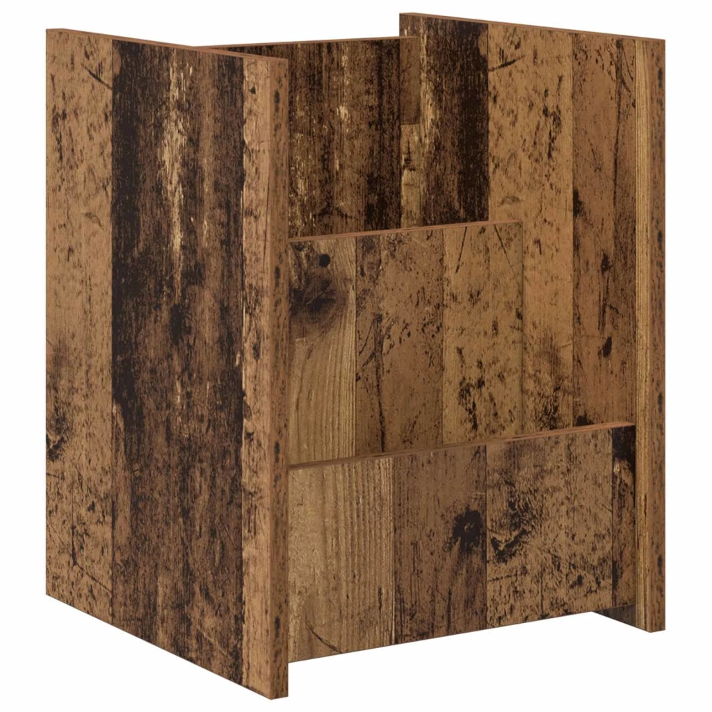 Scaffale per riviste Legno vecchio 35 x 35 x 45 cm CFW3986864