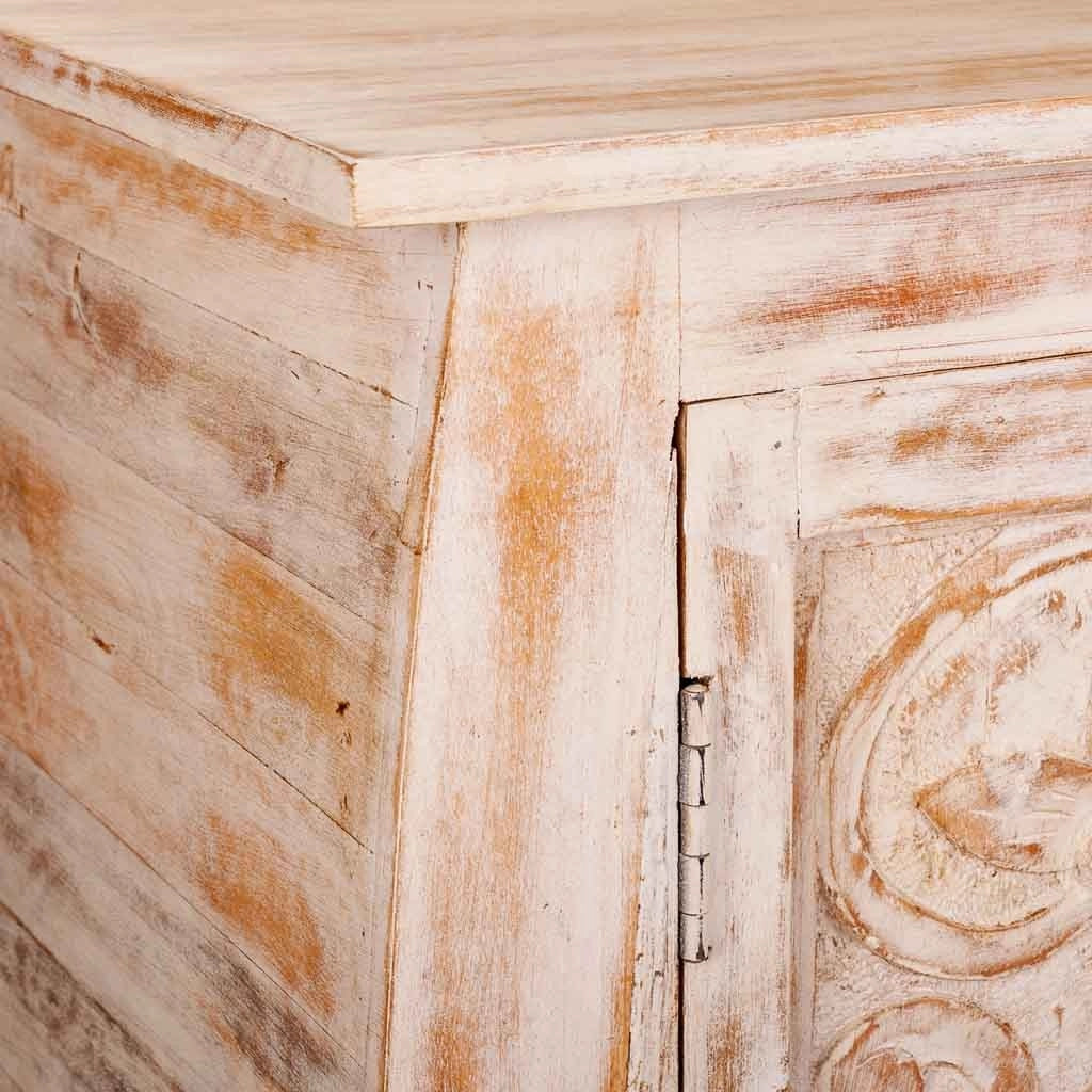 Credenza in legno finitura artigianale 165x40x83h cm