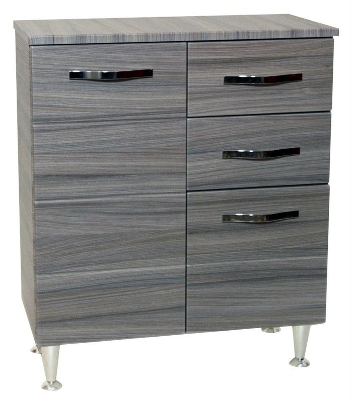 MOBILE BAGNO BASE ANTONELLA 2 ANTE 2 CASSETTI 66X33X80H  PALISSANDRO FRASSINATO