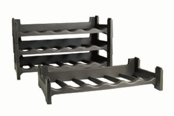 CANTINA CANTINETTA IN PLASTICA PORTABOTTIGLIE PER 60 BOTTIGLIE VINO 60x30x12H (10 pezzi) IMPILABILE