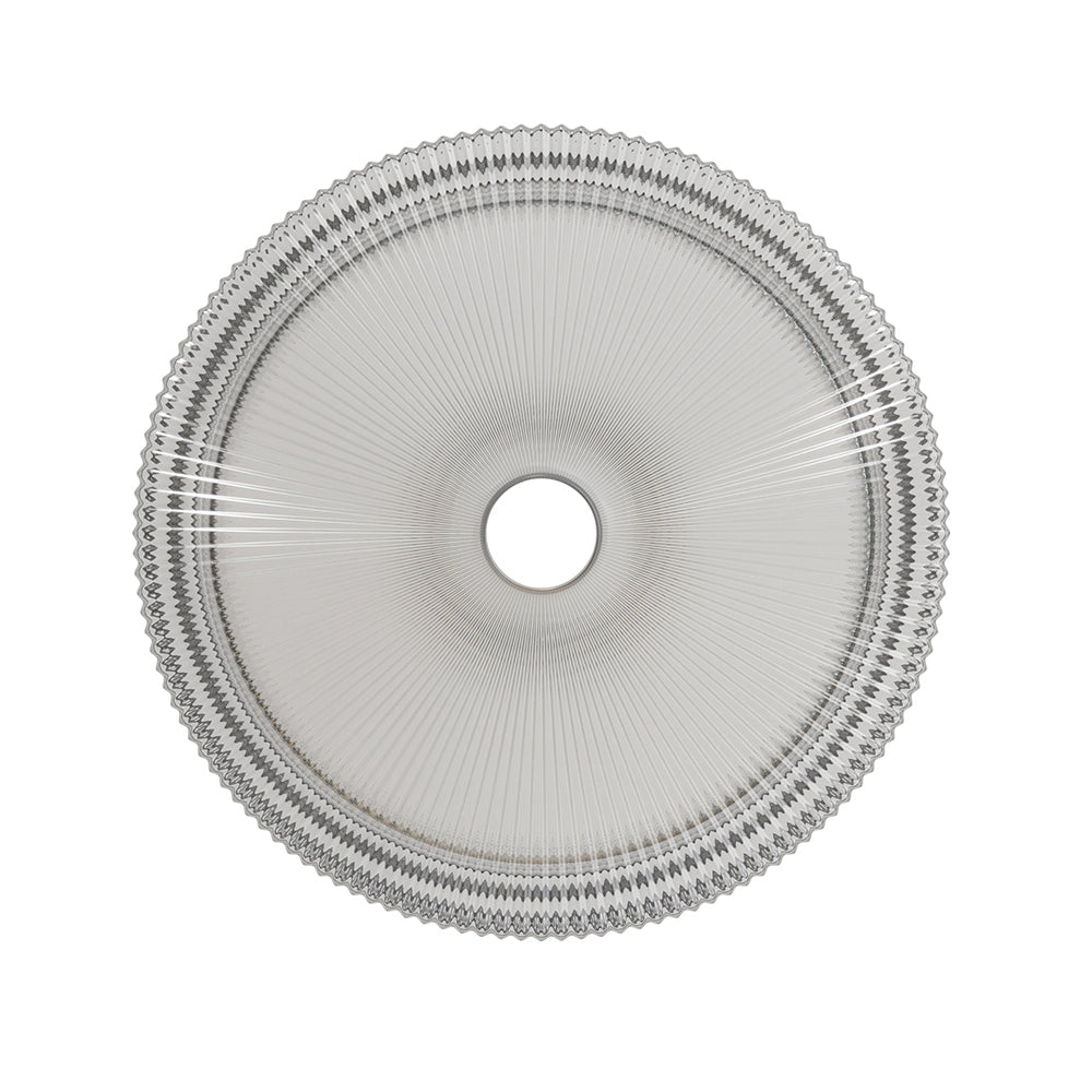 Lavabo in cristallo trasparente - Xylo - 36 cm - Senza rubinetto