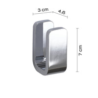 Appendiabiti da muro in ottone, acciaio inox e Cromall 3226 Gedy serie OUTLINE Cromato