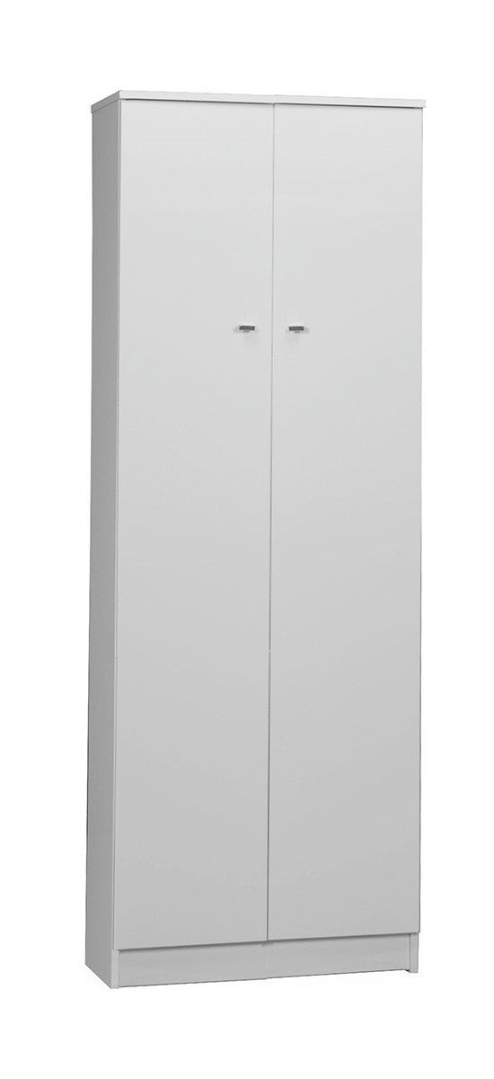 MOBILE BIANCO LACCATO BIANCO 2A CM.62X34X183H