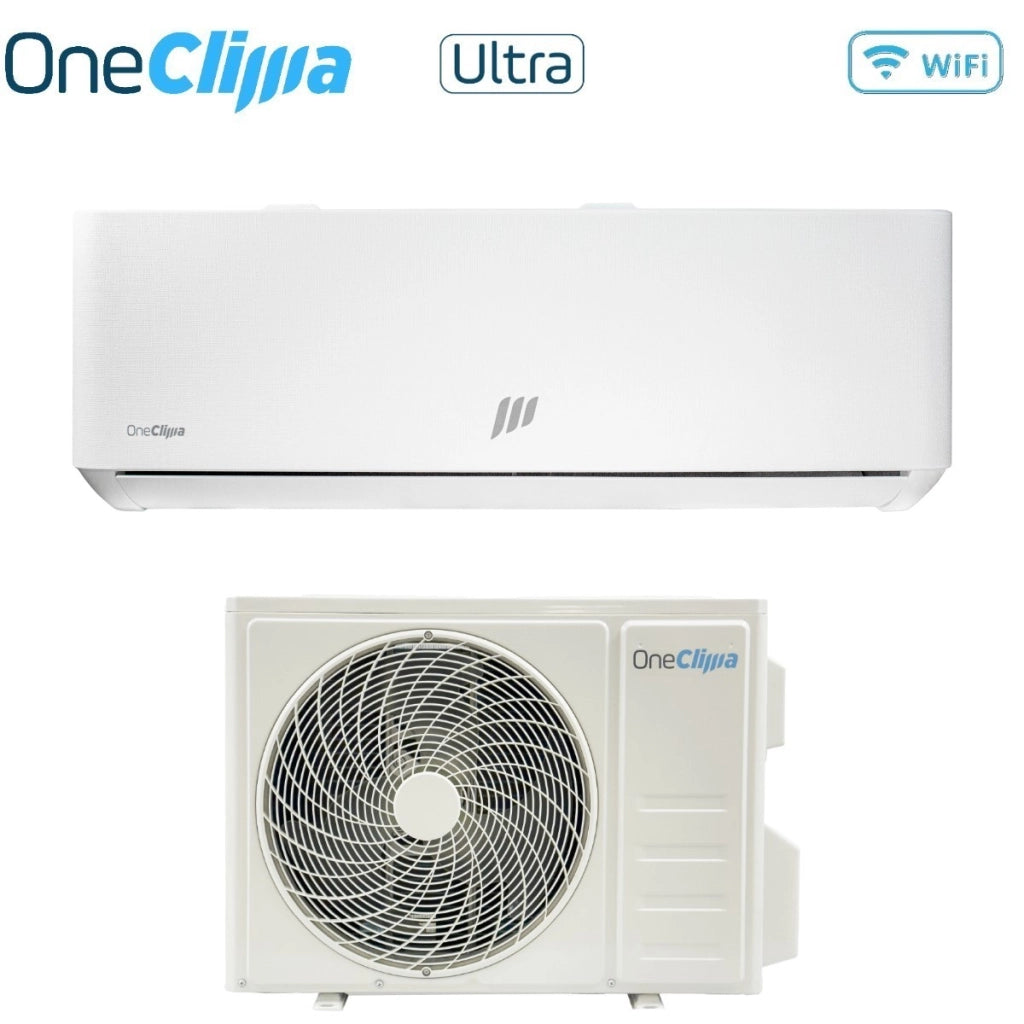 Condizionatore OneClima Ultra 12000 Btu Inverter ONE ULTRA12/Y25 R-32 Wi-Fi Integrato Pannello Telato