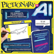 Gioco da tavolo-Pictionary Vs. AI - La versione di Pictionary con l`intelligenza artificiale, i giocatori disegnano e l`