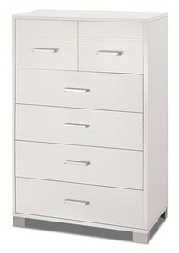 KIT MOBILE CASSETTIERA 6 POSTI H112 L70 P41 Cm FINITURA BIANCO GRAFFIATO SARMOG 772k