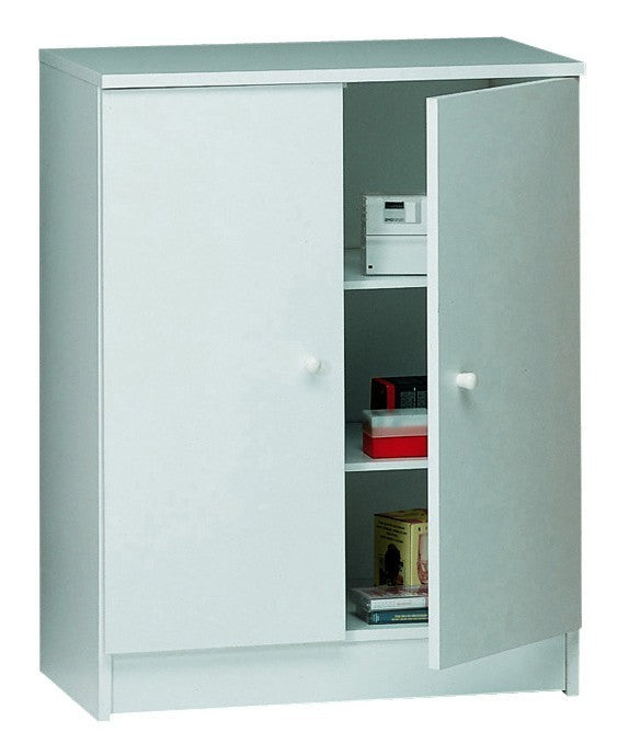 KIT MOBILE MULTIUSO 2 ANTE H80 L62 P34 Cm FINITURA BIANCO LISCIO SARMOG 262k