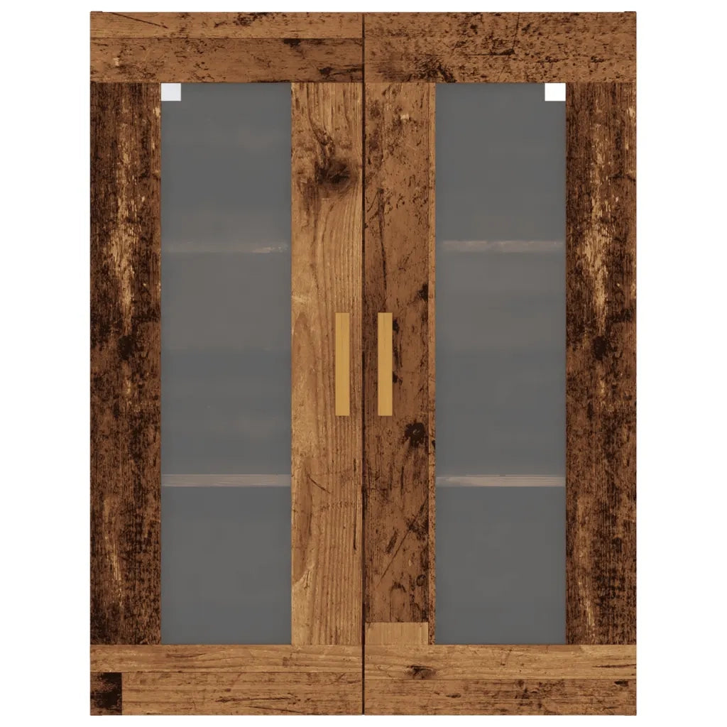 Armadietto Pensile a Parete Legno Antico 69,5x34x90 cm 857043