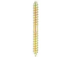 Centri per viti a doppia testa tappabili 10 pezzi 6 x 60 mm - Connessione a doppia testa - Viti a doppia testa - Viti - Hout lavorato - Alta qualità - Viti a doppia testa 6 x 60 mm