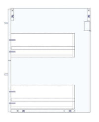 Kit mobile bagno Aruba cm.60 rovere alaska
