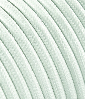 CAVO ELETTRICO ANTICATO IN TESSUTO TONDO H03V 2X0,75 MT.10 BIANCO