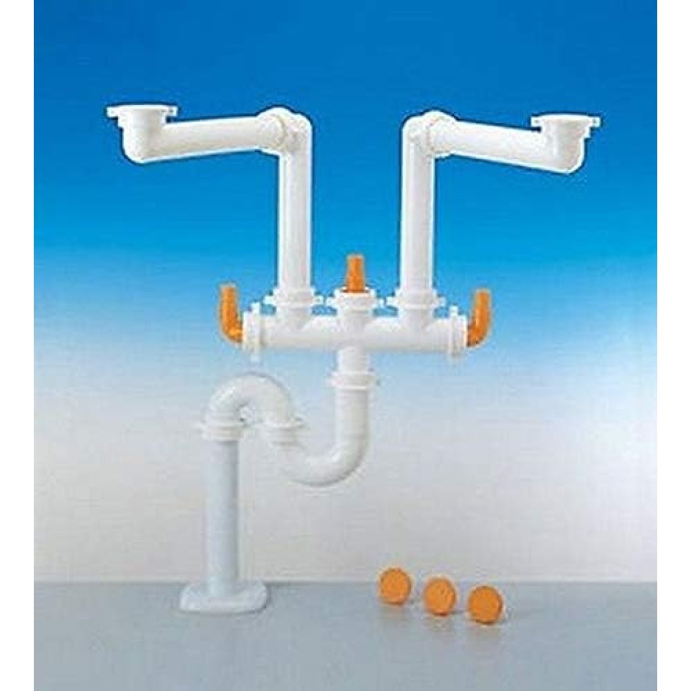 Sifone spazio 2 ... s pp bianco lira 9.1275.11