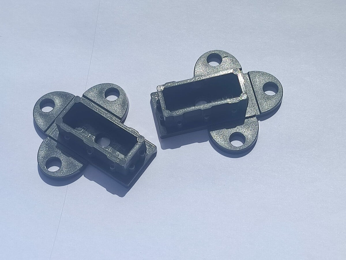 Coppia di squadrette di fissaggio 40x20