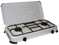 FORNELLO A GAS 2 FUOCHI 58X28X7 -  BG-02C