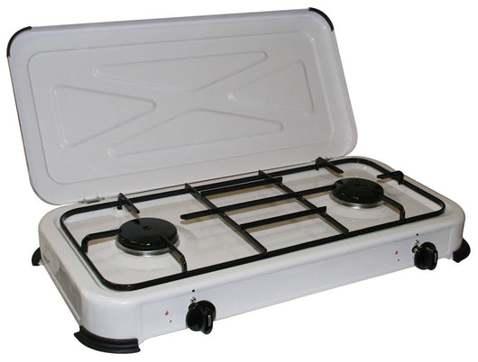 FORNELLO A GAS 2 FUOCHI 58X28X7 -  BG-02C