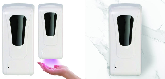 DISPENSER AUTOMATICO PER IGIENIZZANTE O SAPONE LIQUIDO 1LT CON SENSORE 12x11xH26 cm