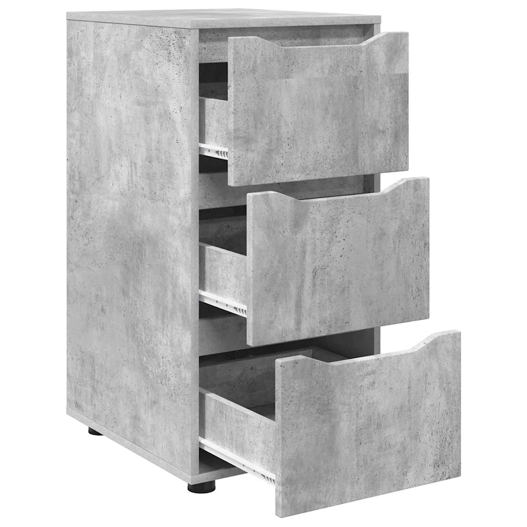 Armadio Grigio cemento 40 x 48 x 81 cm Legno multistrato