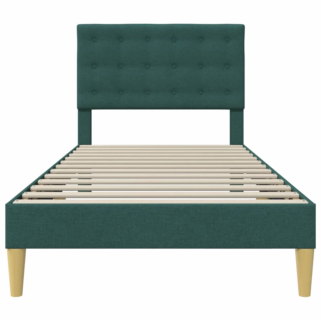 Struttura del letto Verde Scuro 80 x 200 cm Tessuto 42027758