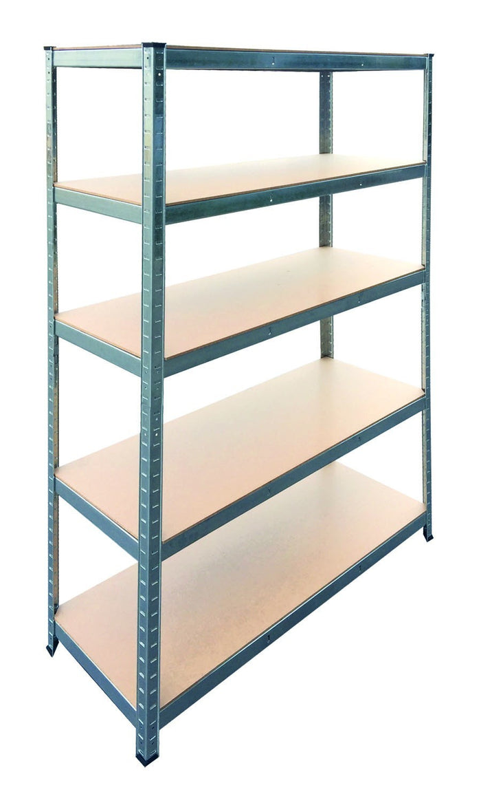 SCAFFALE IN KIT 5 PIANI BRIXO H.180 SILVER 300