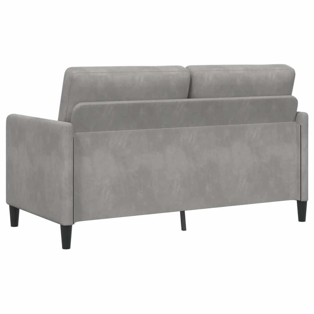 Divano con Storage Grigio Chiaro 152 x 78 x 87 cm Poliestere 42036933