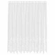 Tenda in Pizzo con tende Floreale Bianco 245x300cm Poliestere