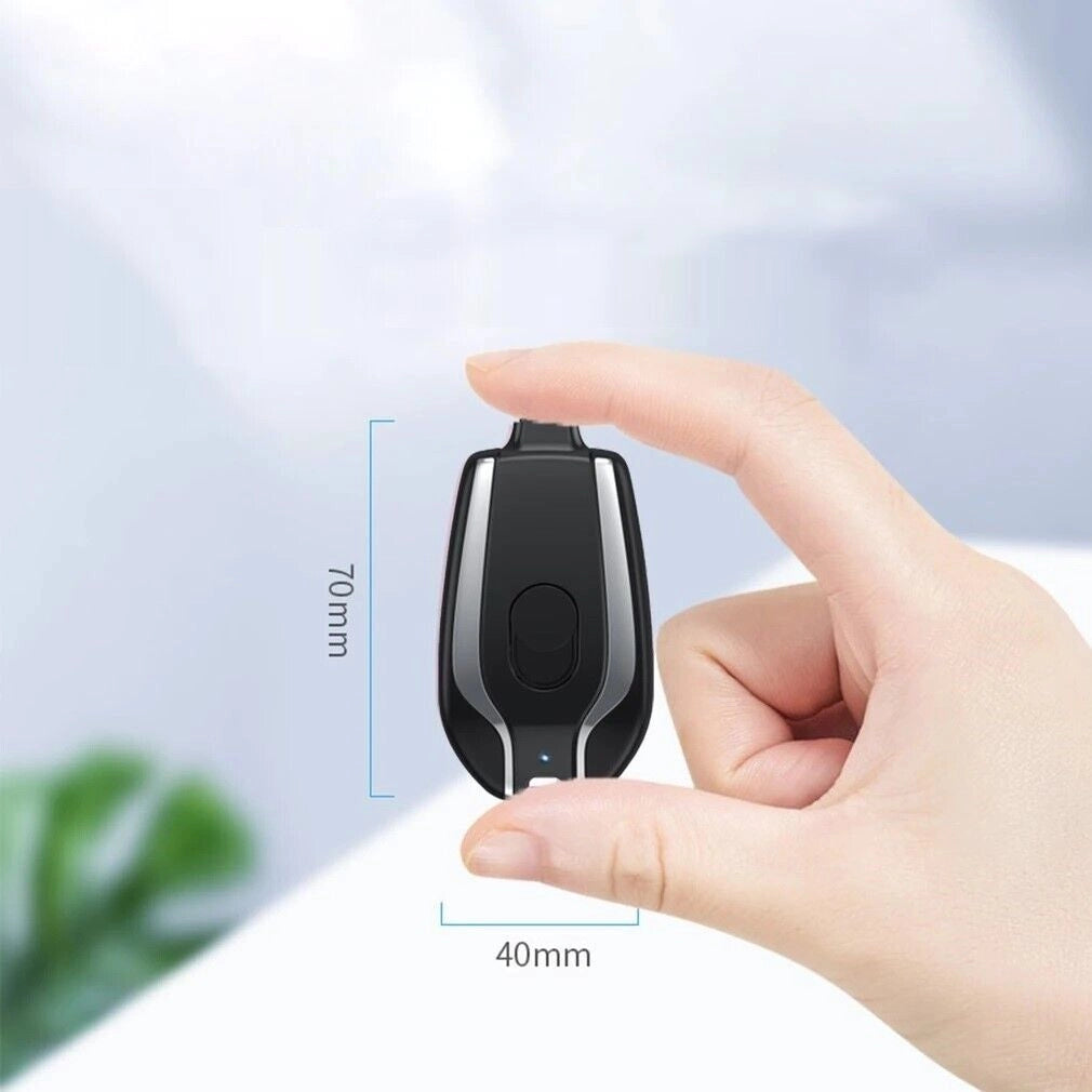 BATTERIA ESTERNA POWER BANK 1500mAh PORTACHIAVI Type C 1500mAh YD-101
