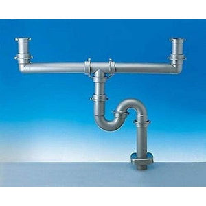 Sifone 5233 s 1 ½  tubo pp d50 e tallizzato lira 5233.120