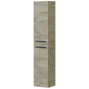 KIT MOBILE COLONNA SOSPESA 2 ANTE  150x30x25cm ROVERE ALASKA