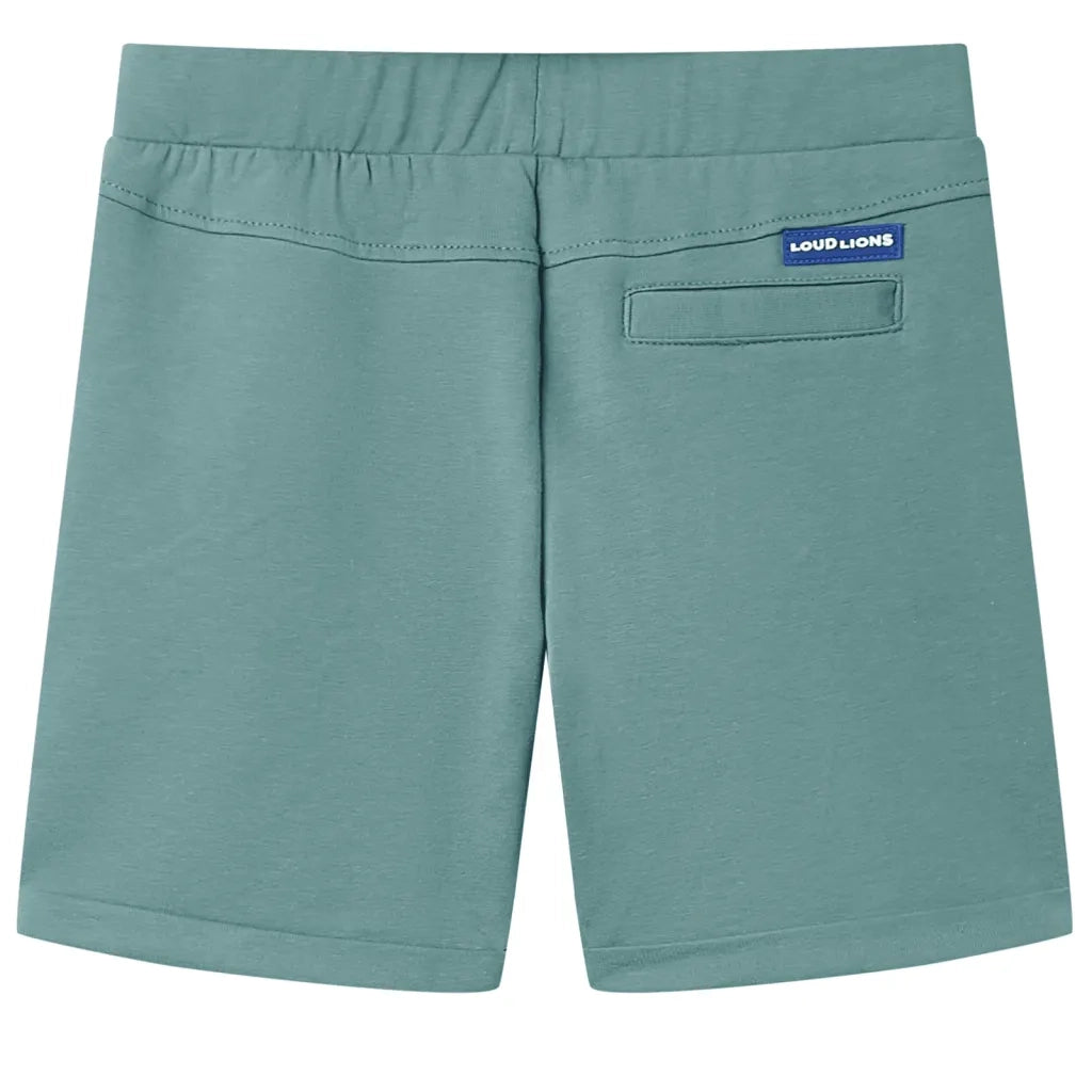 Pantaloncini per Bambini con Coulisse Petrolio Antico 140 CFW5283604