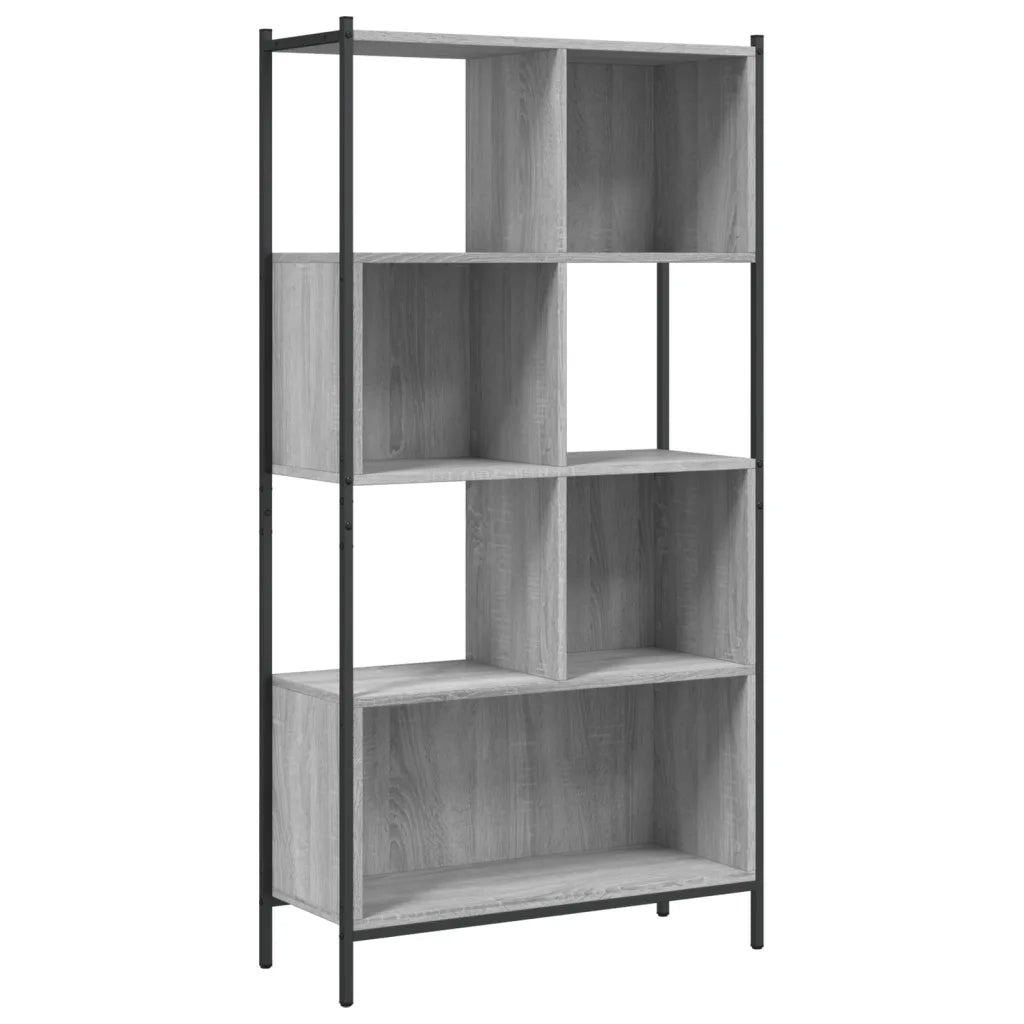 Libreria Grigio Sonoma 72x28x172 cm in Legno Multistrato 3213655
