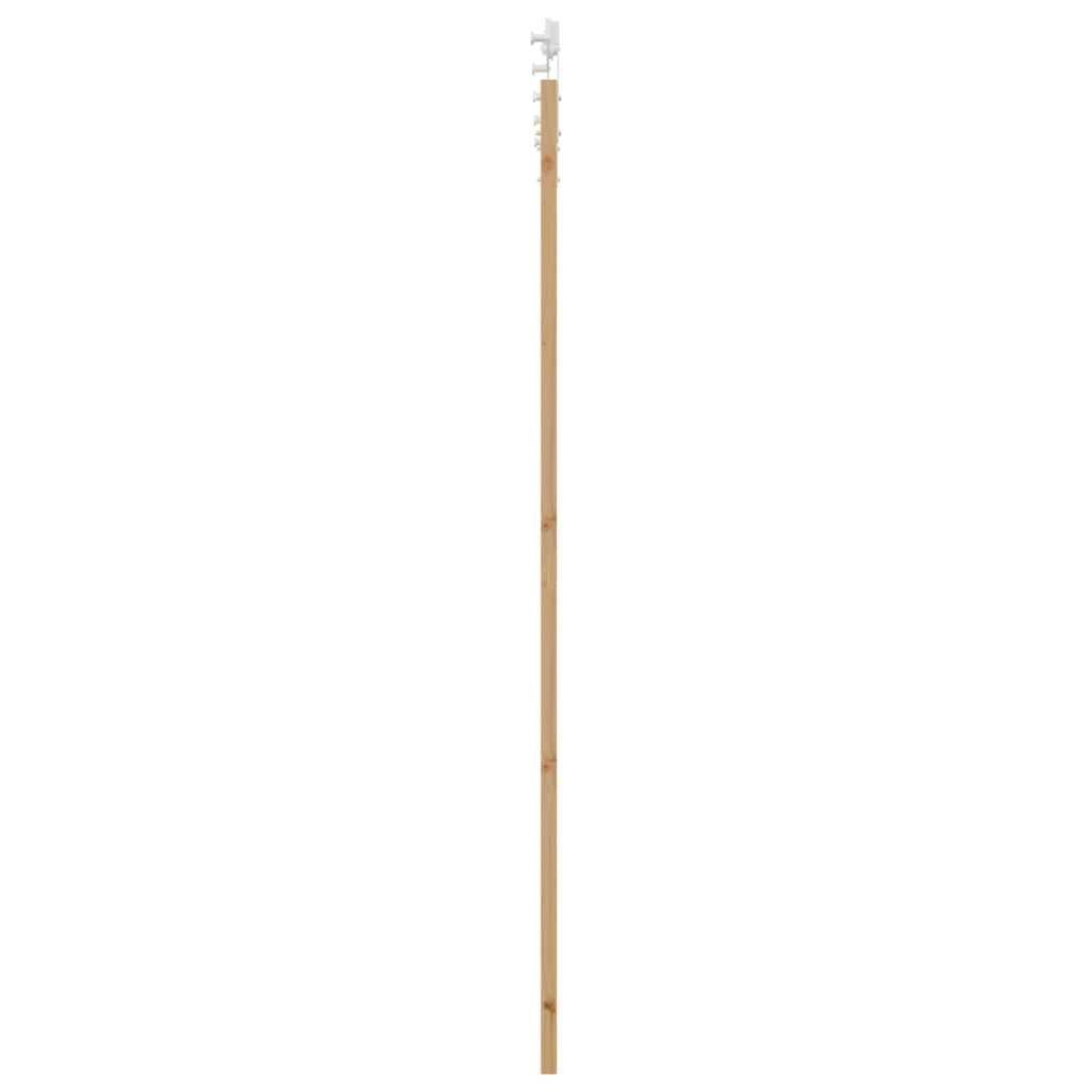 Porta Scorrevole con Set di Ferramenta 'ORKDAL'Legno Solido & Vetro
