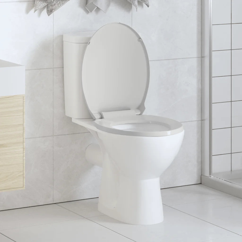 Copriwater a Chiusura Ammortizzata Bianco Ovale CFW5749457