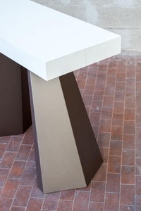 Consolle Allungabile in Legno e Ferro H77x40x90/300cm Diamante Bianco Frassino Orso Classica