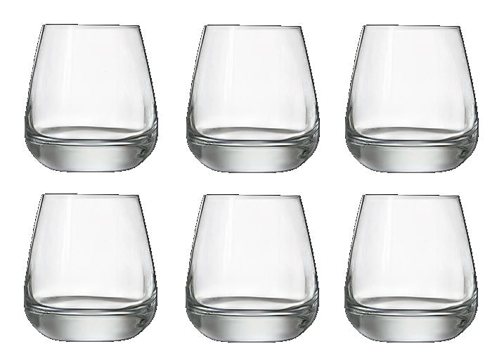 Set 6 Bicchieri da Tavola Club Dof in Vetro 40 cl Luigi Bormioli