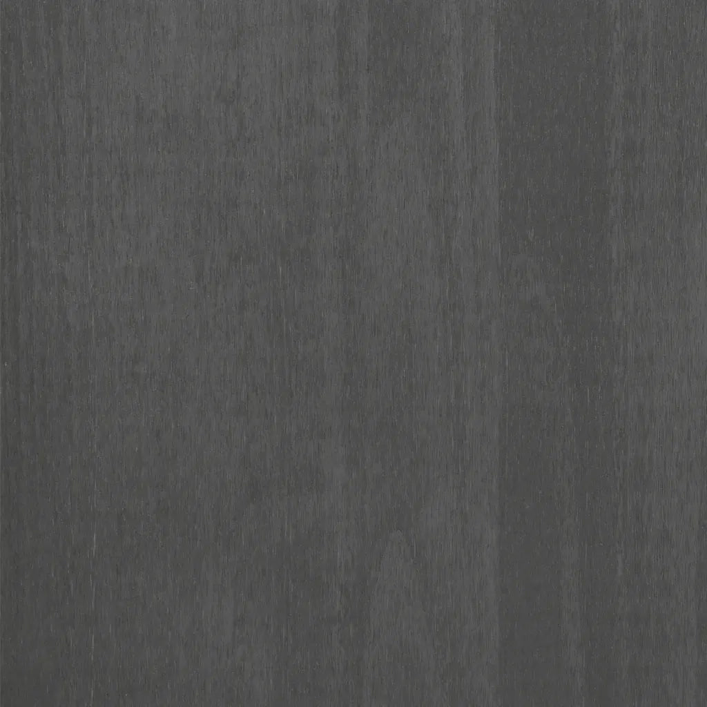 Credenza HAMAR Grigio Scuro 85x35x80 cm Legno Massello di Pino 340502