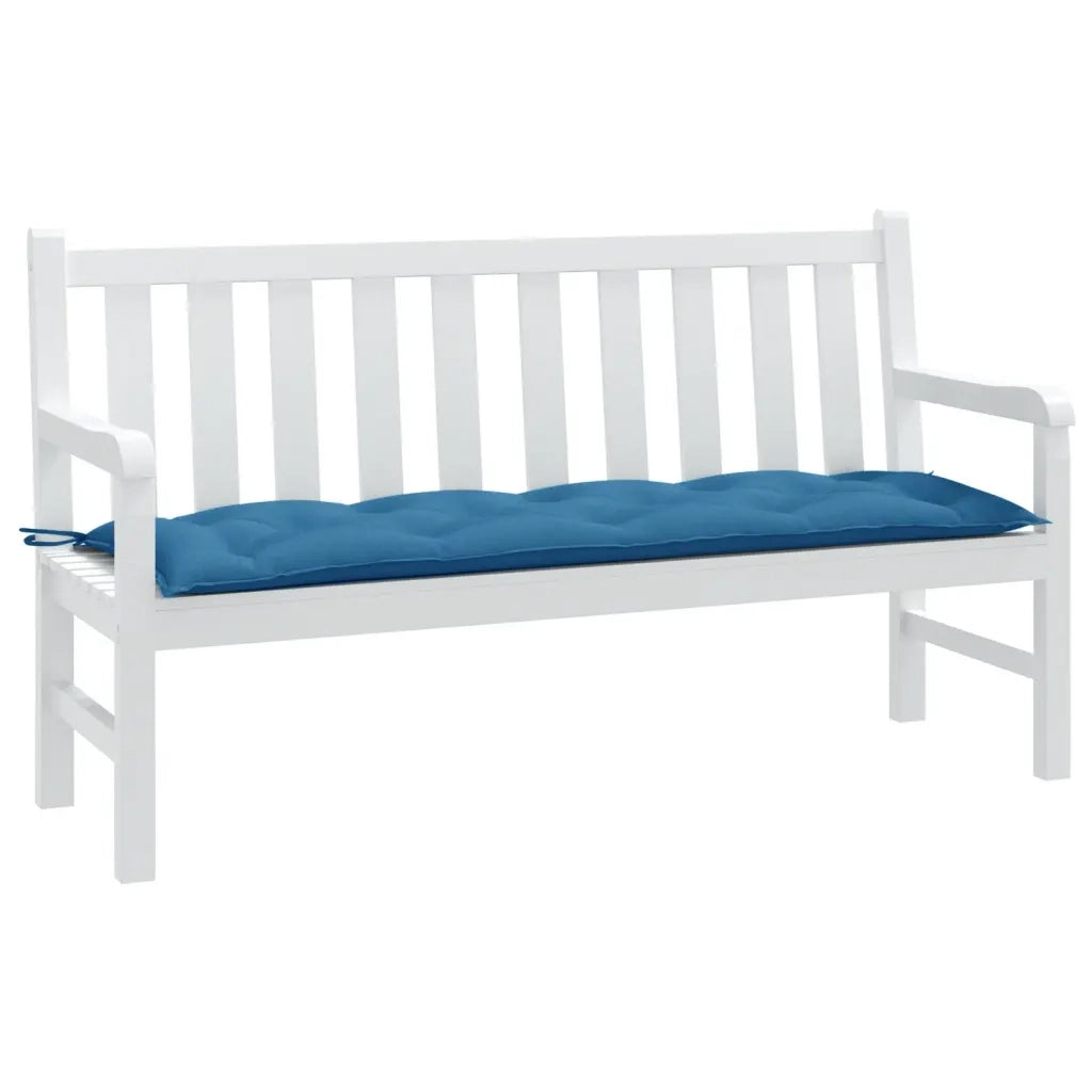 Cuscino Panca da Giardino Blu Mélange 150x50x7 cm in Tessuto 4002557