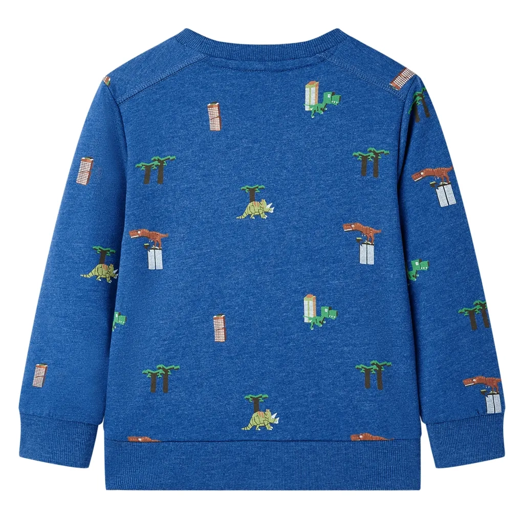 Felpa da Bambino Blu Scuro MÃ©lange 116