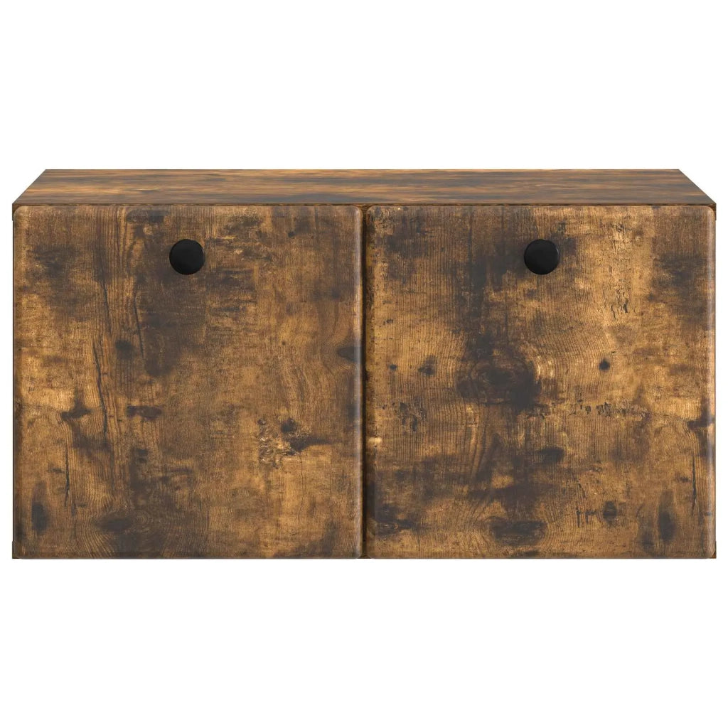 Mobile Porta TV da Muro 59,5 x 41 x 30 cm Rovere Fumo 899190