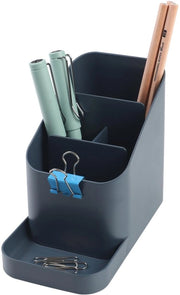 Organizzatore per ufficio in stile blu ginkgo (blu prussiano)