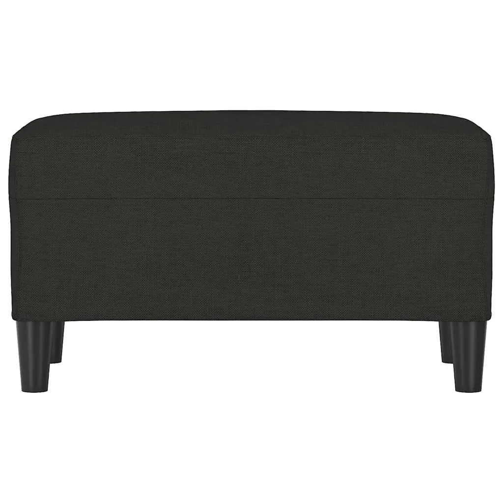 Panca Nero 70x35x41 cm in Tessuto CFW2177941