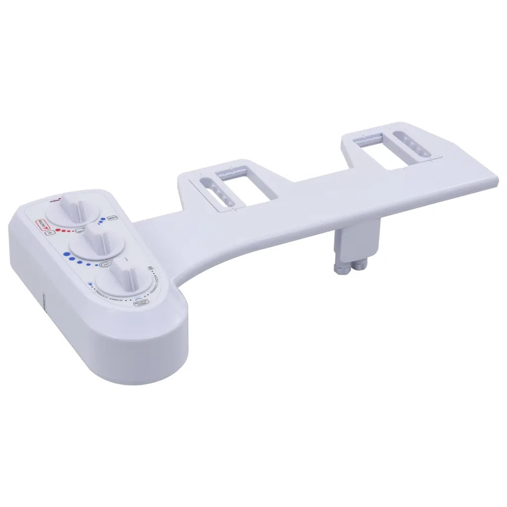 Bidet Accessorio per WC a Doppio Ugello Acqua Calda e Fredda CFW8917347