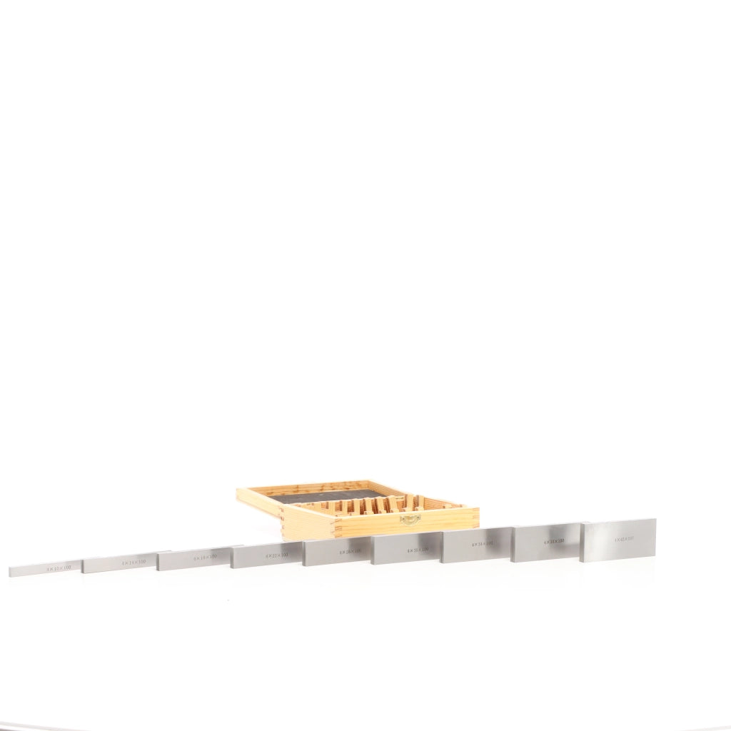 Set barre di precisione parallele 100mm 18 pezzi Set 9 coppie Supporto per morsa e fresatura