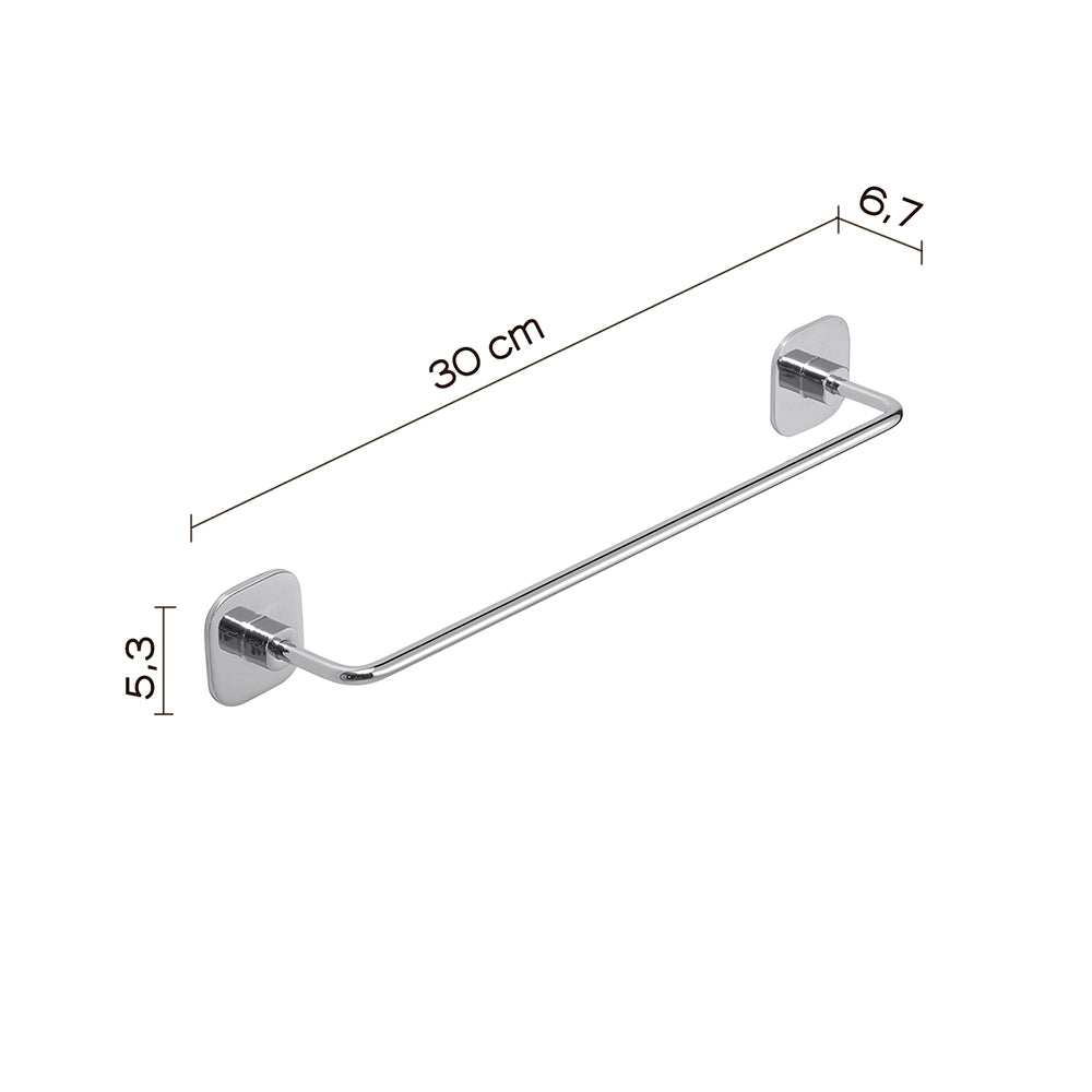 Portasalviette GEDY linea Teide da 30cm Cromato