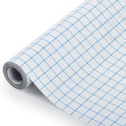 Folie di trasferimento Hoge Kwaliteit - 30,5 cm x 500 cm - Raster blu - PVC autofissante - Folie di vinile per plotter - Raster blu