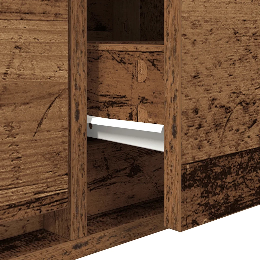 Mobile Porta TV Legno Antico 60x31x25,5 cm Legno Multistrato 861504