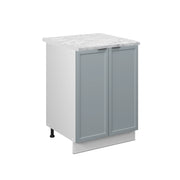 Vicco Mobiletto base cucina Blu-grigio chiaro 60 cm , PL Marmo