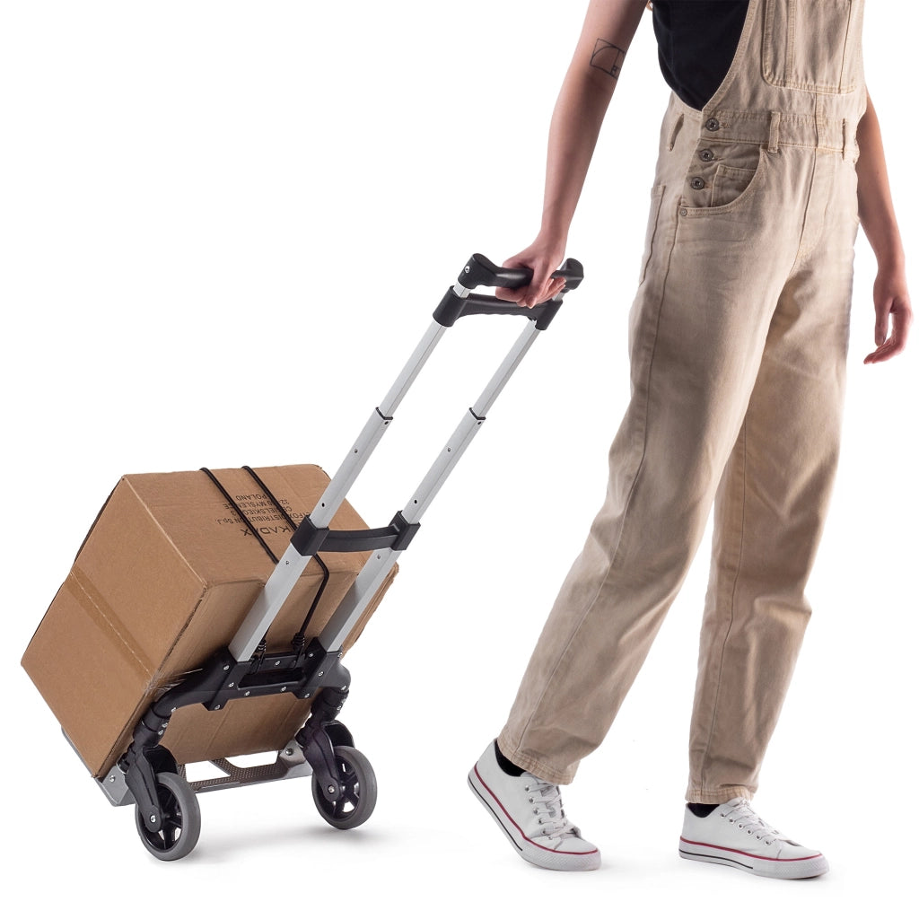 Carrello di trasporto KADAX per fresatrici, pieghevole, piatto, robusto, in alluminio, leggero, 70 kg