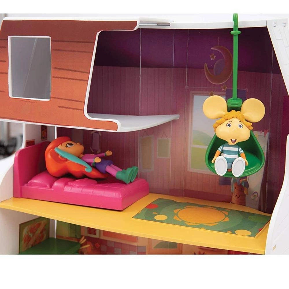 Trade Shop - Casa Di Topo Gigio Giocattolo Bambini Con 2 Personaggi E Accessori Gioco -