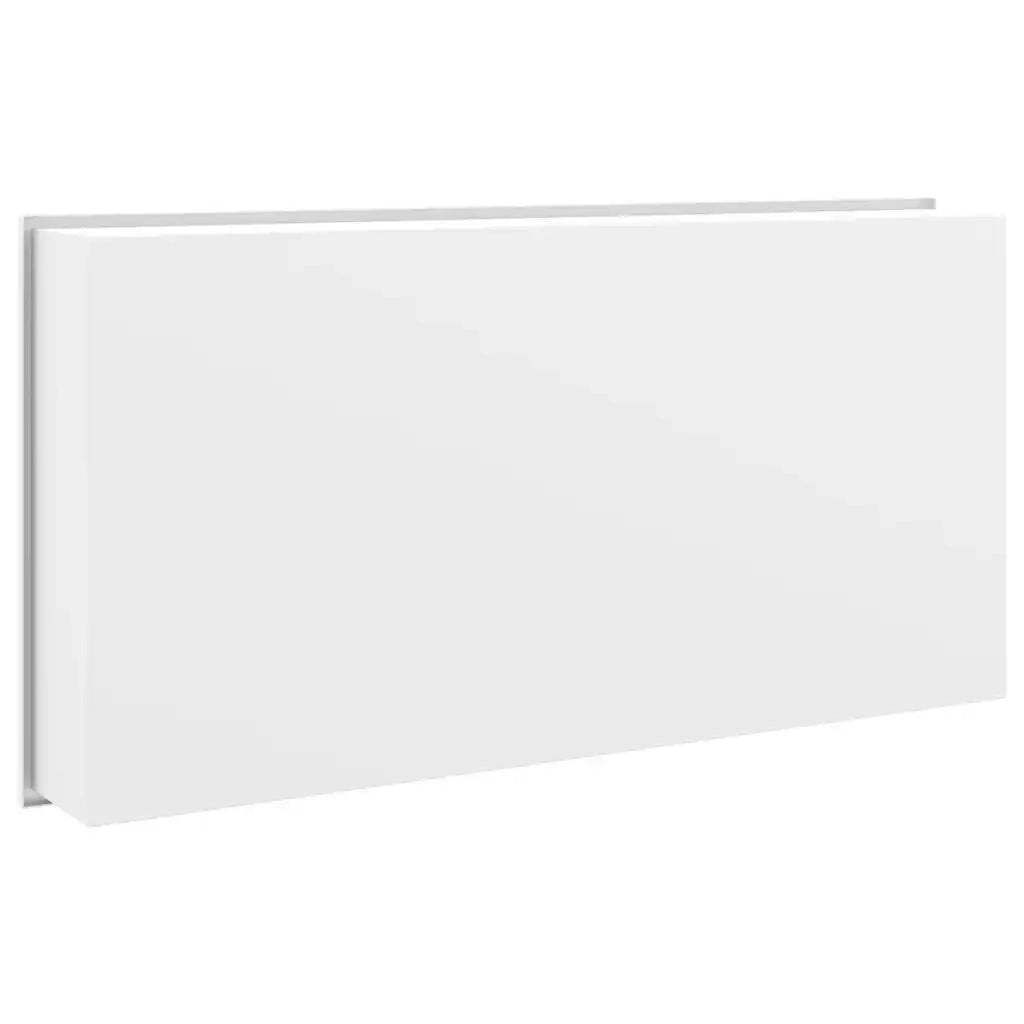 Nicchia per Doccia Bianco Opaco 62x32x9cm in Acciaio Inox CFW5425174